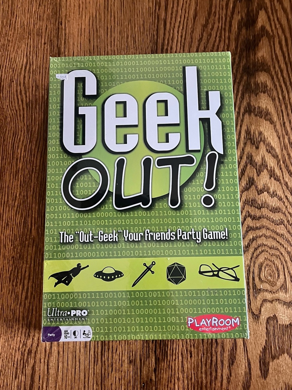 Geek Out! 10+.  Playroom Entertainment Sealed Board Game New